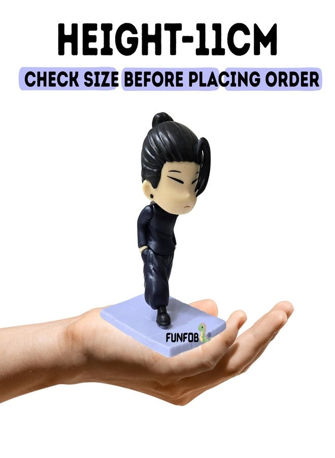 FUNFOB Jujutsu Kaisen Suguru Geto Action Figure Height-11cm Collectible for Anime Fans PVC Multicolour | Geto Angry Mini - Image 4